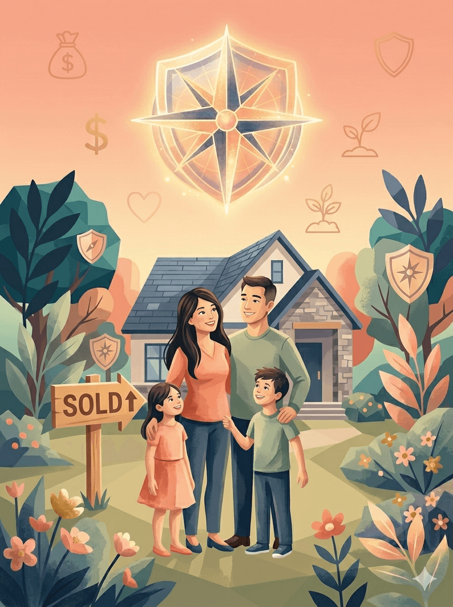 Family financial protection illustration